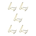 thumbnail image 1 of Baohd Iron Ores Stone Display Stand Desktop Rock Holder Decor Base Home Office Golden M 5Set, 1 of 6