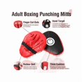 thumbnail image 2 of 1pc Boxing Scattering Practice Hand Target, Curved Scattering Boxing Target, Taekwondo Reaction Training Sports Equipment For Boxing Martial Arts Fitness, 2 of 5
