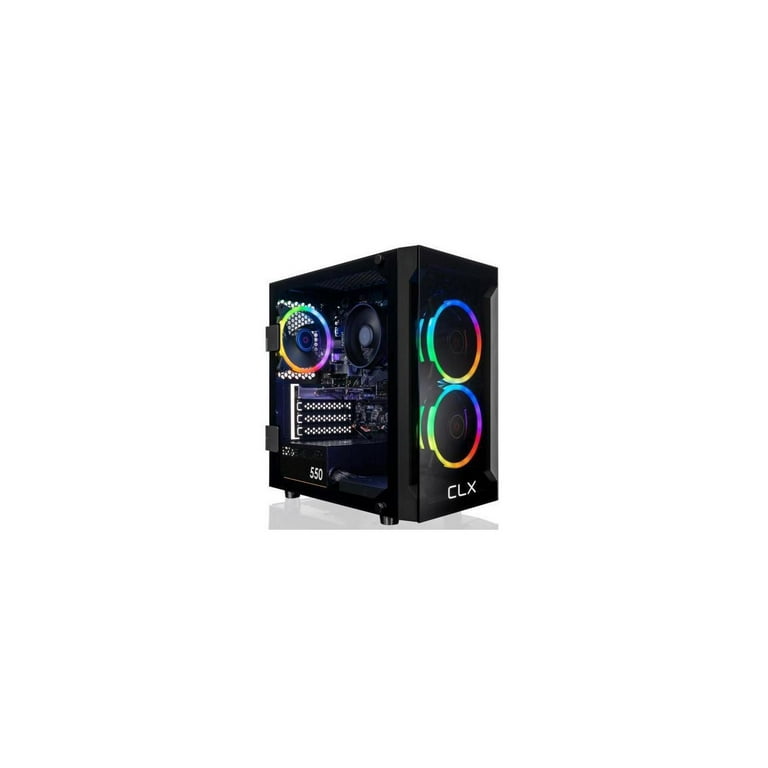 CLX SET Gaming Desktop - AMD Ryzen 7 5700G 3.8GHz 8-Core Processor, 16GB  DDR4 Memory, Radeon Vega 8 2GB Shared Graphics 1TB NVMe M.2 SSD, WiFi, Win  11
