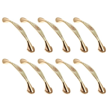 10 Pcs Cabinet Handle Kitchen Dresser Drawer Knobs Rose Gold