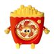 thumbnail image 2 of Mini ventilador de escritorio recargable por USB con formas de hamburguesa y papas fritas, velocidad ajustable, de plástico, para oficina, dormitorio, viajes y habitaciones infantiles., 2 of 6