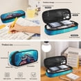 thumbnail image 5 of Jeiento 4-Piece School Backpack and Lunch Box Set for Kids Boys Girls 17 Inch Cute Turtle Backpack with Pencil Case Bookmark Padded Straps Bookbag for Back to School, 5 of 7