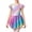 AB47 Pink, variant on Bainana Girls' Ballet Performance Dress Kids Colorful Print Short Sleeve Crew Neck Dresses Stretchy Soft Toddler Girls Dance Training Dress Pink Size 4-5 Years