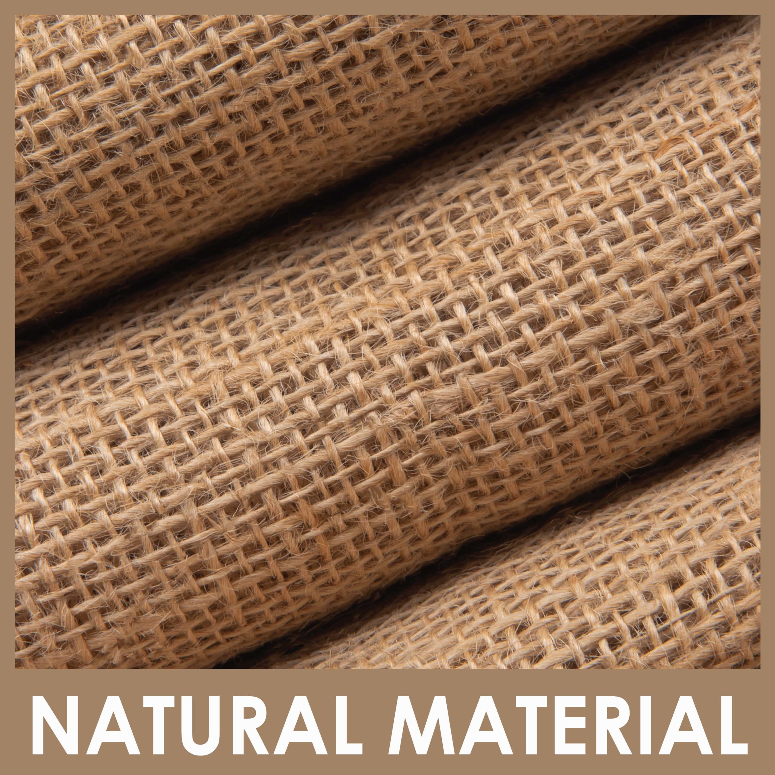 39/40 Natural Burlap Fabric – In-Weave Fabric