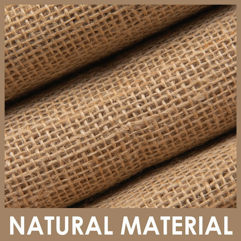 12 Loose Weave Burlap Fabric: Natural (10 Yards) [RK9017
