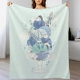 thumbnail image 3 of Pokemon Eevee Glaceon Throw Blanket Cute Flannel for Boys Girls Men Women, 3 of 7