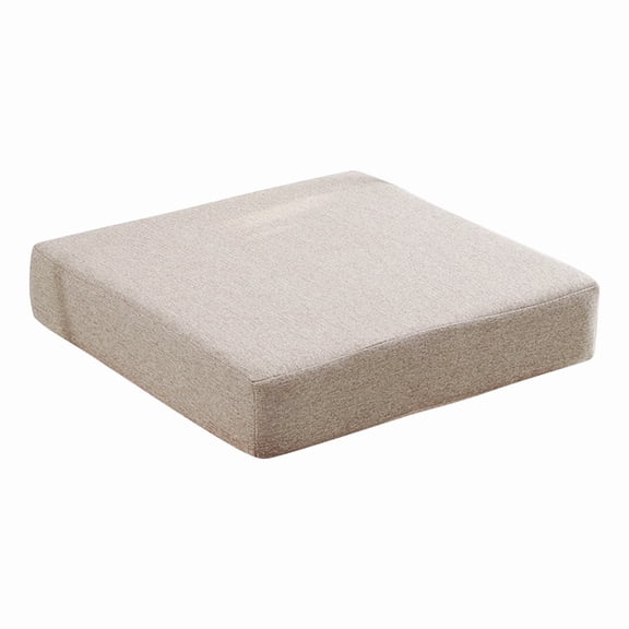 Natural Latex Seat Cushion for Office Chair Orthopedic Hip Support Breathable Desk Chair Pad for Long Sitting and Pressure Relief Earthy Yellow
