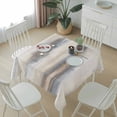 thumbnail image 6 of Beige Gray Table Cloth Waterproof Tablecloths, Abstract Grunge Mottled Neutral Texture Tablecloth Dining Table Cover for Kitchen Party Tabletop Outdoor, Square Tablecloth 54x54 Inch, 6 of 9