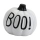 thumbnail image 5 of Figura de calabaza, decoración de Halloween, adorno decorativo, estatua, accesorios para casa embrujada, para mesa de interior, jardín, vacaciones Blanco marfil, 5 of 9