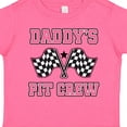 thumbnail image 4 of Inktastic Daddy's Pit Crew Design with Checkered Flags Girls Toddler T-Shirt, 4 of 5