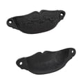 thumbnail image 5 of SaKeGa Pack 4 Drawer Pulls Flat Black Cabinet Cup Pulls Kitchen Hardware Cabinet Handles Matte Black Drawer Handles Pulls, 5 of 6