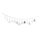 thumbnail image 5 of Colgante de pared de , boho, moderna, decoración de cabecero decoración r banner para guardería decoración del hogar argent, 5 of 8