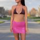 thumbnail image 4 of Summer Club Shiny Mini Faldas Moda Exótica Falda para Party Nightclub (Rosa M) FLhrweasw Para estrenar, 4 of 6