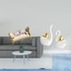 thumbnail image 2 of Figuras De Cisnes En Miniatura De Madera Para Sofá, Adorno De Mesa, Artesanía, Simulación De Mueble, Juguete Para Casa De Muñecas, Escena De Vida DIY, Estatuas Decorativas De Parejas, 2 of 8