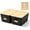 Black, variant on Small Plastic Storage Bins with Bamboo Lids 5.2qt Stackable Box Basket Pantry Organizer Containers with Labels Black 6 Pack 10 x 7.2 x 4.1175 inches