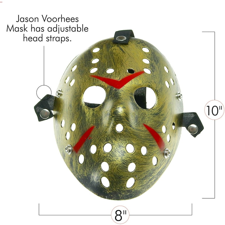 Kids+Halloween+Mask+Friday+The+13th+Hockey+Mask+Costume+Jason+Voorhees+Horror  for sale online