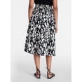 thumbnail image 4 of Time and Tru Women's Smocked Waist Cotton Midi Skirt, Sizes XS-XXXL, 4 of 6