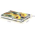thumbnail image 5 of Fintie Business Card Holder Credit Card Wallet, Premium Vegan Leather Coated Stainless Steel Professional Slim Name Card Case Organizer, w/ Magnetic Closure for Men & Women (Sunflowers), 5 of 9
