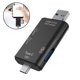 thumbnail image 2 of Lector de tarjetas TF/SD, lector de tarjetas de memoria 3 en 1 con tres conectores, adaptador de lector de tarjetas USB 2.0, compatible con Windows, Mac OS, Linux, Android Vhermosa 223166-1, 2 of 8