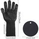 thumbnail image 3 of Guante térmico, guante para horno viene con un cojín de silicona, guantes para barbacoa, guantes de cocina, guantes antideslizantes para horno hasta 1472 °F/800 °C certificado EN407, guante anticalor Sailing Electrónica, 3 of 5