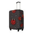 thumbnail image 2 of Easygdp Red Ladybugs On Dark Background Double-Sided Printed Elastic Suitcase Protective Cover,Invisible Zipper,Travel And Business Trip Luggage Cases,Washable And Resistant To Falling -Small, 2 of 9