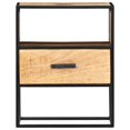 thumbnail image 2 of vidaXL Nightstand 15.7"x11.8"x19.6" Solid Mango Wood (Set of 2), 2 of 4