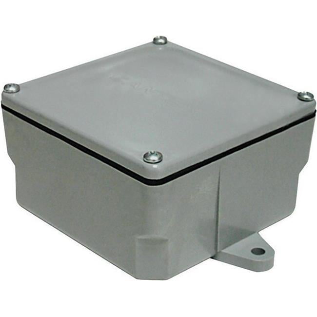 Cantex Electrical Box,PVC,6-3/4x6-3/4x4-1/8 in. 5133710