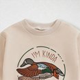 thumbnail image 6 of HCNTES Baby Boy Winter Clothes Kids Baby Boys Duck Hunter Clothes Mallard Duck Sweatshirt Pullover Solid Color Pant 2Pcs Toddler Hunting Baby Outfit, 6 of 7