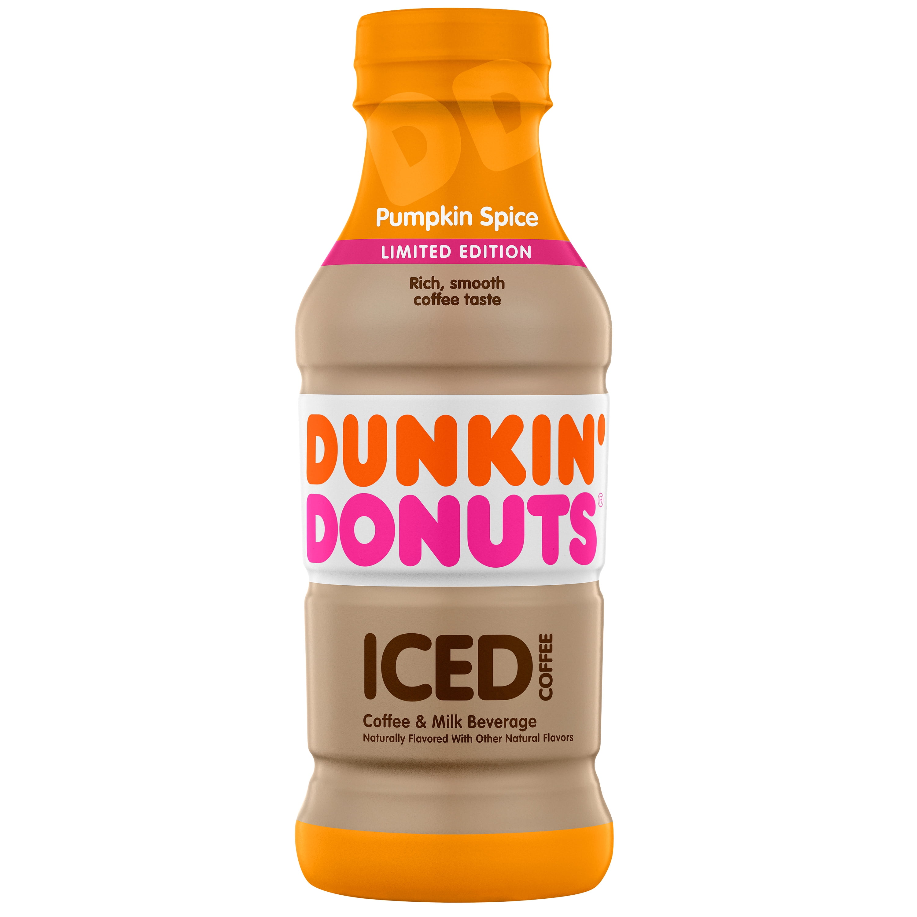 (12 Bottles) Dunkin' Donuts Iced Coffee, Pumpkin Spice, 13 ...