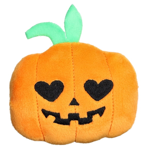 Mini Jack-o'-Lantern Plush, Orange and Black, 3.8", Halloween by Way To Celebrate