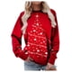 thumbnail image 1 of Pntutb moda mujer cuello redondo manga larga camiseta otoño estampado blusa suelta tops Pntutb Pntutb-5422, 1 of 4