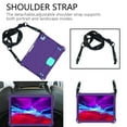 thumbnail image 3 of Dteck Kids Case for iPad Air 11 inch 2025/2024,Shockproof EVA+PC Case Handle Stand Kids Friendly Cover with Shoulder Strap for iPad Air 11-in. M3/M2,Purple+Mint, 3 of 6