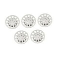 thumbnail image 5 of Esquirla 5Pcs Floor Drain Cover Shower Drainer Cover Round Replaces Shower Strainer Grid Shower Drain Grate for Basement Patio Kitchen with bowl, 5 of 8