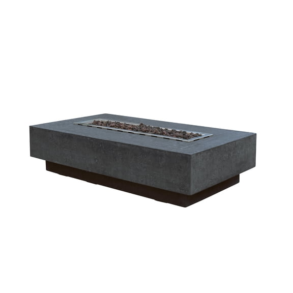 Elementi Hampton 56" Fire Table - Dark Gray, Natural Gas