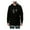 Black - black, variant on DOPE Mens the Front Print Hockey Hoodie Sweatshirt, Black, Large