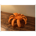 thumbnail image 2 of 3D Printed Pumpkin Spider, Pumpkin Fidget Desk Statue, Office Gift Pumpkin Transformer Decoration As Shown, 2 of 6