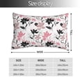 thumbnail image 2 of Cauagu Lilies Flowers Print Pillow Covers with Envelope Closure,1PC Pillow Cases Decorative Pillow Case for Bed & Couch, Pillows Not Included-20"x30", 2 of 6