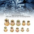 thumbnail image 3 of Greensen Écrou Rivet en Acier au Carbone, Ensemble d'Écrou Rivet, 300 Pcs Écrou Rivet en Acier au Carbone Couleur Zinc Plaqué Système Métrique de Surface + Kit Assemblé de 300 Pouces, 3 of 7