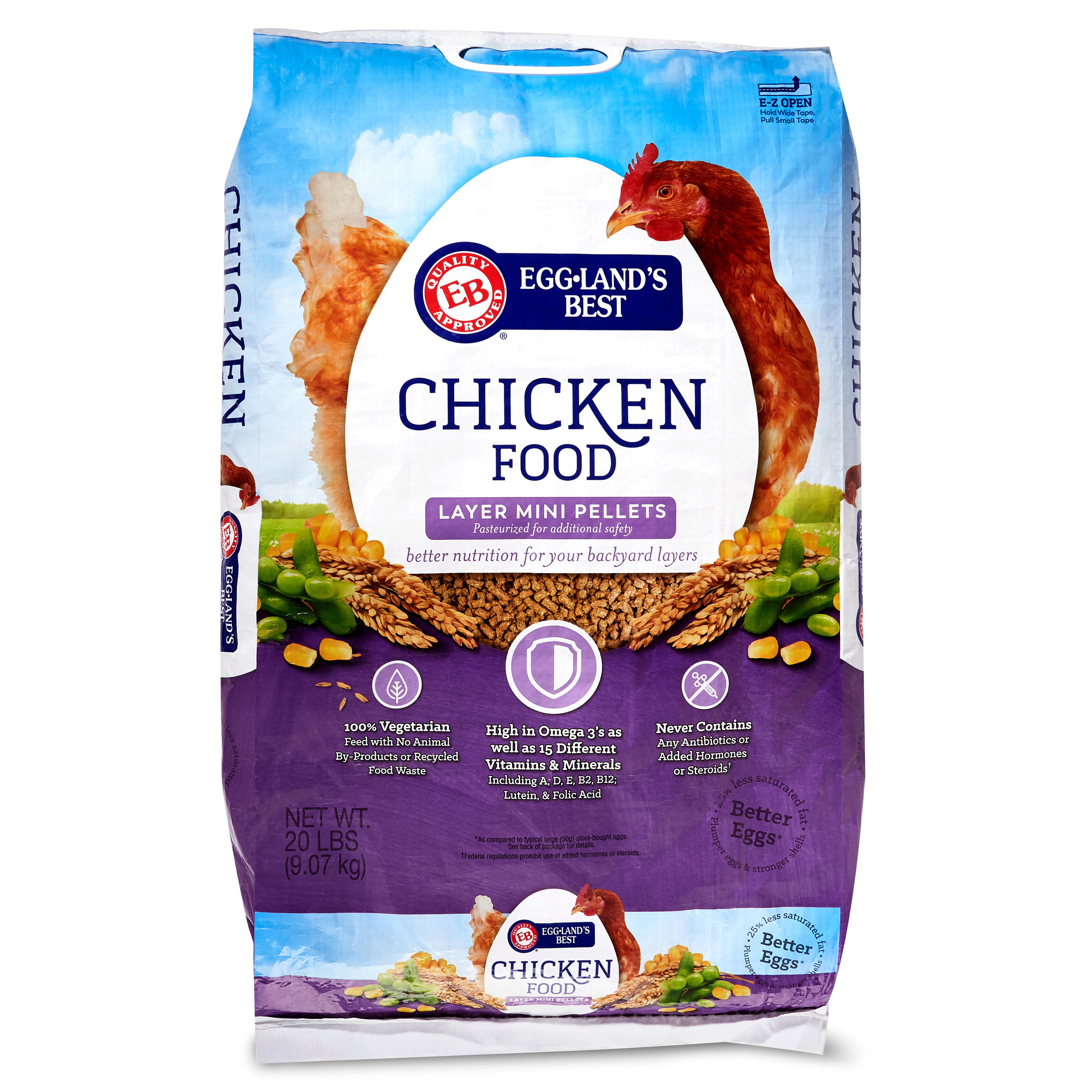 Manna Pro Family Farm 50 lbs. Medicated Chick Starter Crumble Chicken Feed 