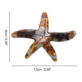 thumbnail image 4 of Unique Bargains 1 Pc Hair Clip Starfish Hair Clips Lake Blue Coffee Color, 4 of 5
