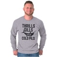 thumbnail image 5 of Fishing Beer Drinkers Funny Joke Cool Long Sleeve TShirt Men Women Brisco Brands M, 5 of 6