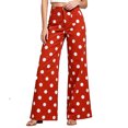 thumbnail image 3 of SJLDQY Wide Leg Jeans for Women High Waisted Trendy Denim Pants Polka Dot Stretchy Casual Denim Jeans with Pockets, 3 of 6