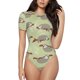 thumbnail image 1 of Balery Twig Sloth Body de cuello redondo de manga corta para mujer Tops de manga corta Tops básicos-X-Large, 1 of 7