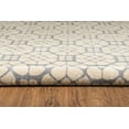 thumbnail image 6 of Linon Geo Lynette Hand Tufted Microfiber Polyester 5'x7' Rug in Gray, 6 of 6