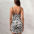 thumbnail image 4 of Ladies Elegant Sling Sleeveless Sexy Dress Animal prints, 4 of 6