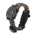 thumbnail image 3 of Emergency Survival Watch, Portable Whistle And Scraper Survival Wrist Watch For Man And Women For Travel For Emergency Survival Camouflage, 3 of 8