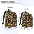 thumbnail image 2 of Travel Laptop Backpack - Royal Blue Plaid Sunflower Lightweight Canvas Backpack, Wear Resistant Computer Backpack Bag Fit {sizeName} Laptop for Men Women with Adjustable Padded Shoulder Straps, 2 of 6