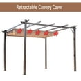 Outsunny 10’ x 10’ Steel Outdoor Pergola Gazebo Backyard Canopy Cover
