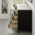 thumbnail image 6 of Eviva Aberdeen 48" Transitional Espresso Bathroom Vanity with White Carrara Quartz Top, 6 of 8