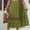Green, variant on Girls' Elegant High Waisted Hollowed Out Loose Midi Skirt Hot Skirt Long Skirts for Women High Waist Fringe Skirts for Women Western Fall Mini Skirt Skirted Leggings for Women Women Ruched Ruffle